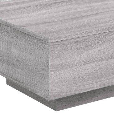 vidaXL Τραπεζάκι Σαλονιού Γκρι Sonoma 55x55x31cm Επεξεργασμένο Ξύλο 1 τεμ.