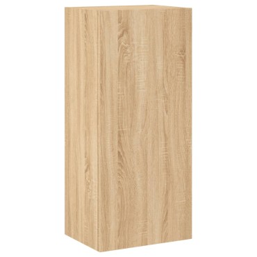 vidaXL Έπιπλο Τοίχου Τηλεόρασης Sonoma Δρυς 40,5x30x90cm Επεξ. Ξύλο