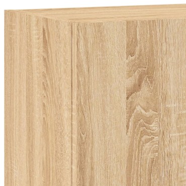 vidaXL Έπιπλο Τοίχου Τηλεόρασης Sonoma Δρυς 40,5x30x90cm Επεξ. Ξύλο