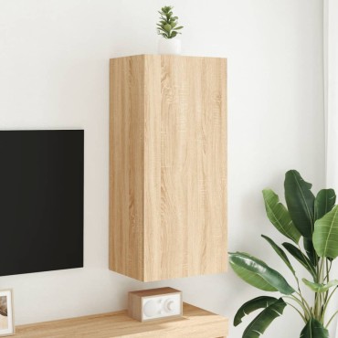 vidaXL Έπιπλο Τοίχου Τηλεόρασης Sonoma Δρυς 40,5x30x90cm Επεξ. Ξύλο