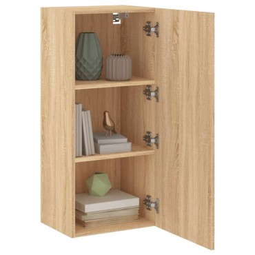 vidaXL Έπιπλο Τοίχου Τηλεόρασης Sonoma Δρυς 40,5x30x90cm Επεξ. Ξύλο