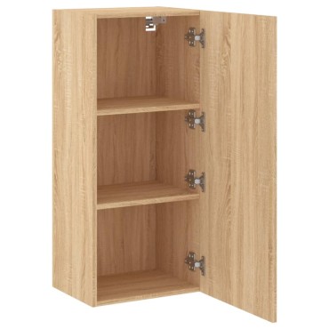 vidaXL Έπιπλο Τοίχου Τηλεόρασης Sonoma Δρυς 40,5x30x90cm Επεξ. Ξύλο