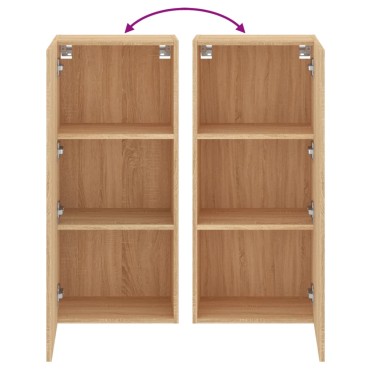 vidaXL Έπιπλο Τοίχου Τηλεόρασης Sonoma Δρυς 40,5x30x90cm Επεξ. Ξύλο