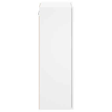 vidaXL Έπιπλο Τοίχου Τηλεόρασης Λευκό 40,5x30x90cm από Επεξ. Ξύλο