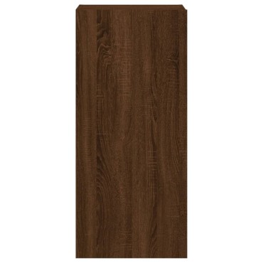 vidaXL Ντουλάπι Τοίχου Τηλεόρασης Καφέ Δρυς 40,5x30x90cm Επεξ. Ξύλο