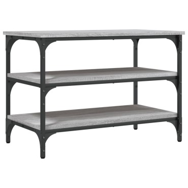 vidaXL Παπουτσοθήκη Γκρι Sonoma 70x38,5x49cm από Επεξεργασμένο Ξύλο 1 τεμ.