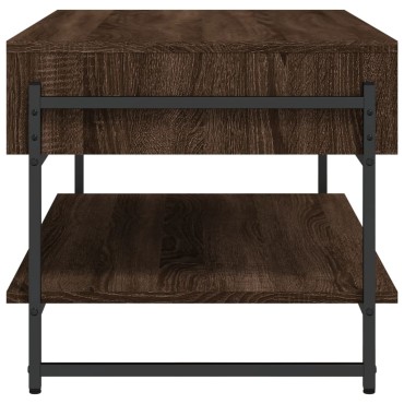 vidaXL Τραπεζάκι Σαλονιού Καφέ Δρυς 90x50x45cm Επεξεργασμένο Ξύλο 1 τεμ.