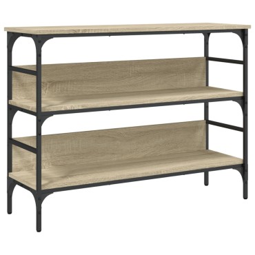 vidaXL Τραπέζι Κονσόλα Sonoma Δρυς 100x32x75cm Επεξεργασμένο Ξύλο 1 τεμ.