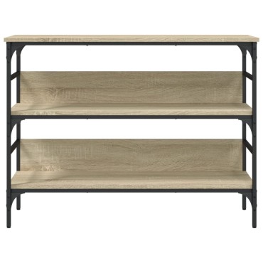 vidaXL Τραπέζι Κονσόλα Sonoma Δρυς 100x32x75cm Επεξεργασμένο Ξύλο 1 τεμ.
