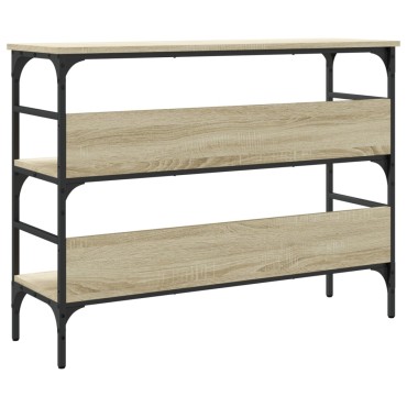 vidaXL Τραπέζι Κονσόλα Sonoma Δρυς 100x32x75cm Επεξεργασμένο Ξύλο 1 τεμ.