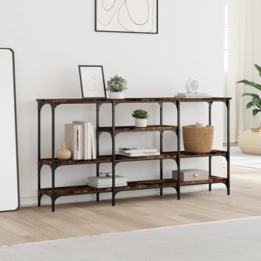 vidaXL Τραπέζι Κονσόλα Καπνιστή Δρυς 160x29x80cm Επεξεργασμένο Ξύλο 1 τεμ.