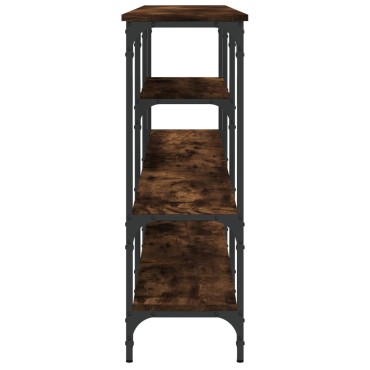 vidaXL Τραπέζι Κονσόλα Καπνιστή Δρυς 160x29x80cm Επεξεργασμένο Ξύλο 1 τεμ.