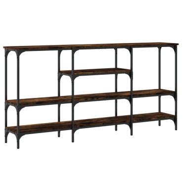 vidaXL Τραπέζι Κονσόλα Καπνιστή Δρυς 160x29x80cm Επεξεργασμένο Ξύλο 1 τεμ.