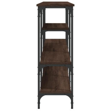 vidaXL Τραπέζι Κονσόλα Καφέ Δρυς 160x29x80cm Επεξεργασμένο Ξύλο 1 τεμ.