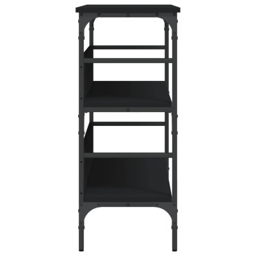 vidaXL Τραπέζι Κονσόλα Μαύρο 100x32x75cm Επεξεργασμένο Ξύλο 1 τεμ.