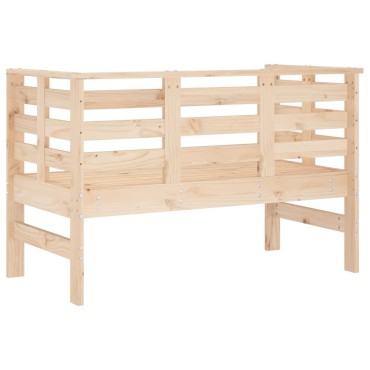 vidaXL Παγκάκι Κήπου 111,5x53x71cm από Μασίφ Ξύλο Πεύκου 1 τεμ.