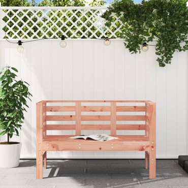 vidaXL Παγκάκι Κήπου 111,5x53x71cm από Μασίφ Ξύλο Ψευδοτσούγκας 1 τεμ.