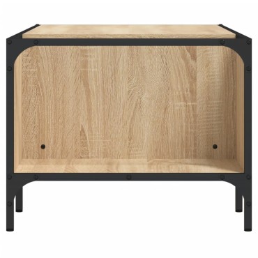 vidaXL Τραπεζάκι Σαλονιού με Ράφι Sonoma Δρυς 100x51x40cm Επεξ. Ξύλο 1 τεμ.