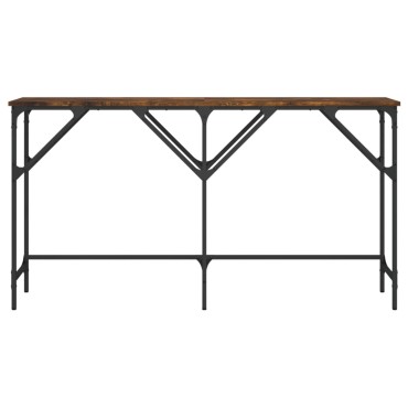 vidaXL Τραπέζι Κονσόλα Καπνιστή Δρυς 140x29x75cm Επεξεργ. Ξύλο 1 τεμ.