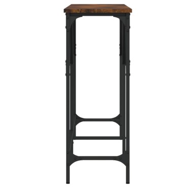 vidaXL Τραπέζι Κονσόλα Καπνιστή Δρυς 140x29x75cm Επεξεργ. Ξύλο 1 τεμ.
