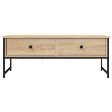 vidaXL Τραπεζάκι Σαλονιού Sonoma Δρυς 101x49x39,5cm 1 τεμ.
