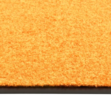 vidaXL Πατάκι Εισόδου Πλενόμενο Πορτοκαλί 90 x 150 εκ.