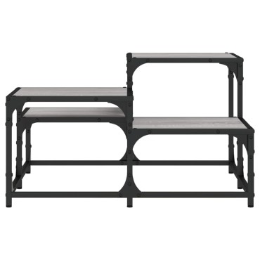 vidaXL Τραπεζάκι Σαλονιού Γκρι Sonoma 68x68x40cm Επεξεργ. Ξύλο 1 τεμ.