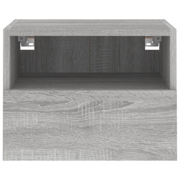 vidaXL Ντουλάπι Τοίχου Τηλεόρασης Γκρι Sonoma 40x30x30cm Επεξ. Ξύλο