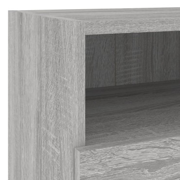 vidaXL Ντουλάπι Τοίχου Τηλεόρασης Γκρι Sonoma 40x30x30cm Επεξ. Ξύλο