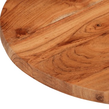 vidaXL Επιφάνεια Τραπεζιού Στρογγυλή 50x2,5cm Μασίφ Ξύλο Ακακίας 1 τεμ.