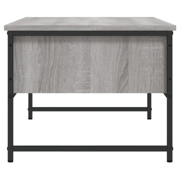 vidaXL Τραπεζάκι Σαλονιού Γκρι Sonoma 101x49x39,5cm Επεξεργ. Ξύλο 1 τεμ.