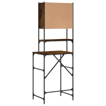vidaXL Ντουλάπι Πλυντηρίου Καπνιστή Δρυς 68x48,5x194 εκ.