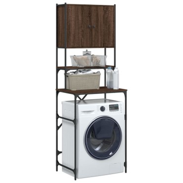 vidaXL Ντουλάπι Πλυντηρίου Καφέ δρυς 68x48,5x194 εκ.