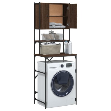 vidaXL Ντουλάπι Πλυντηρίου Καφέ δρυς 68x48,5x194 εκ.