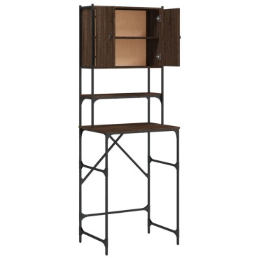 vidaXL Ντουλάπι Πλυντηρίου Καφέ δρυς 68x48,5x194 εκ.
