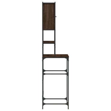 vidaXL Ντουλάπι Πλυντηρίου Καφέ δρυς 68x48,5x194 εκ.