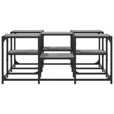 vidaXL Τραπεζάκι Σαλονιού Γκρι Sonoma 91x91x40cm Επεξεργασμένο Ξύλο 1 τεμ.