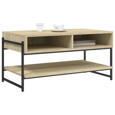 vidaXL Τραπεζάκι Σαλονιού Sonoma Δρυς 90x50x45cm Επεξεργασμένο Ξύλο 1 τεμ.
