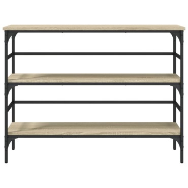 vidaXL Τραπέζι Κονσόλα Sonoma Δρυς 100x32x75cm Επεξεργασμένο Ξύλο 1 τεμ.