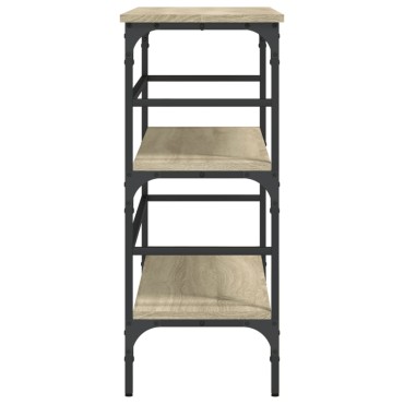 vidaXL Τραπέζι Κονσόλα Sonoma Δρυς 100x32x75cm Επεξεργασμένο Ξύλο 1 τεμ.