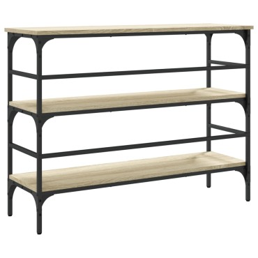 vidaXL Τραπέζι Κονσόλα Sonoma Δρυς 100x32x75cm Επεξεργασμένο Ξύλο 1 τεμ.