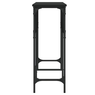 vidaXL Τραπέζι Κονσόλα Μαύρο 140x29x75cm από Επεξεργασμένο Ξύλο 1 τεμ.
