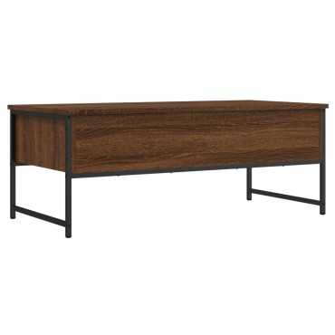 vidaXL Τραπεζάκι Σαλονιού Καφέ Δρυς 101x49x39,5cm Επεξεργασμένο Ξύλο 1 τεμ.