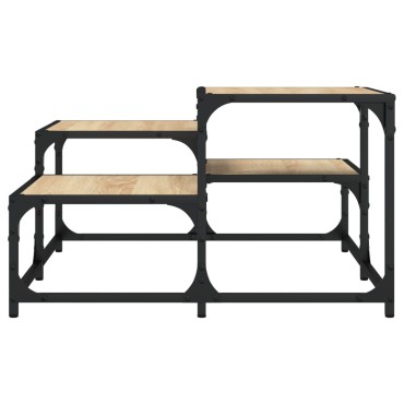 vidaXL Τραπεζάκι Σαλονιού Sonoma Δρυς 68x68x40cm Επεξεργ. Ξύλο 1 τεμ.