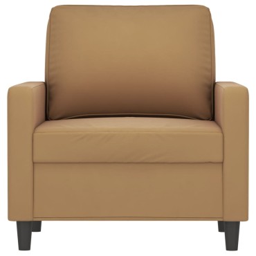 vidaXL Πολυθρόνα Καφέ Βελούδινη 78x77x80cm 1 τεμ. Γωνιακός