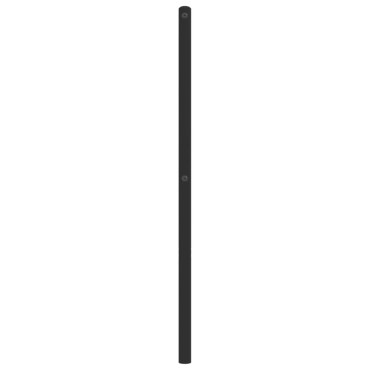 vidaXL Κεφαλάρι Μαύρο Μεταλλικό 142x3x90cm 1 τεμ.