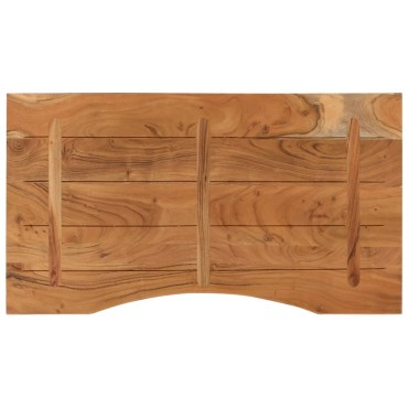 vidaXL Επιφάνεια Γραφείου Ορθογώνια 90x50x2,5cm Μασίφ Ξύλο Ακακίας