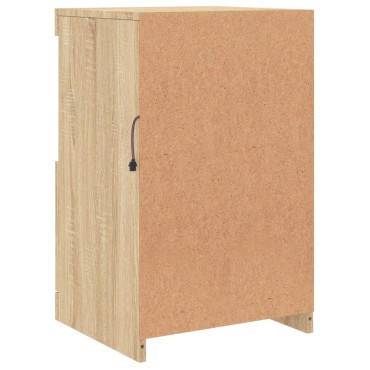 vidaXL Μπουφές με LED Sonoma Δρυς 41x37x67cm 1 τεμ.