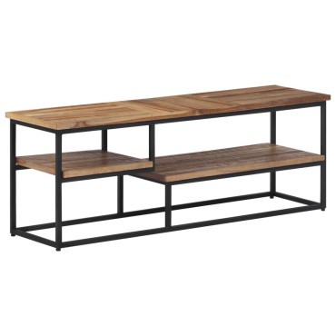 vidaXL Έπιπλο Τηλεόρασης 110x30x39cm από Μασίφ Ανακυκλωμένο Teak