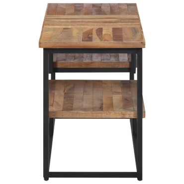 vidaXL Έπιπλο Τηλεόρασης 110x30x39cm από Μασίφ Ανακυκλωμένο Teak